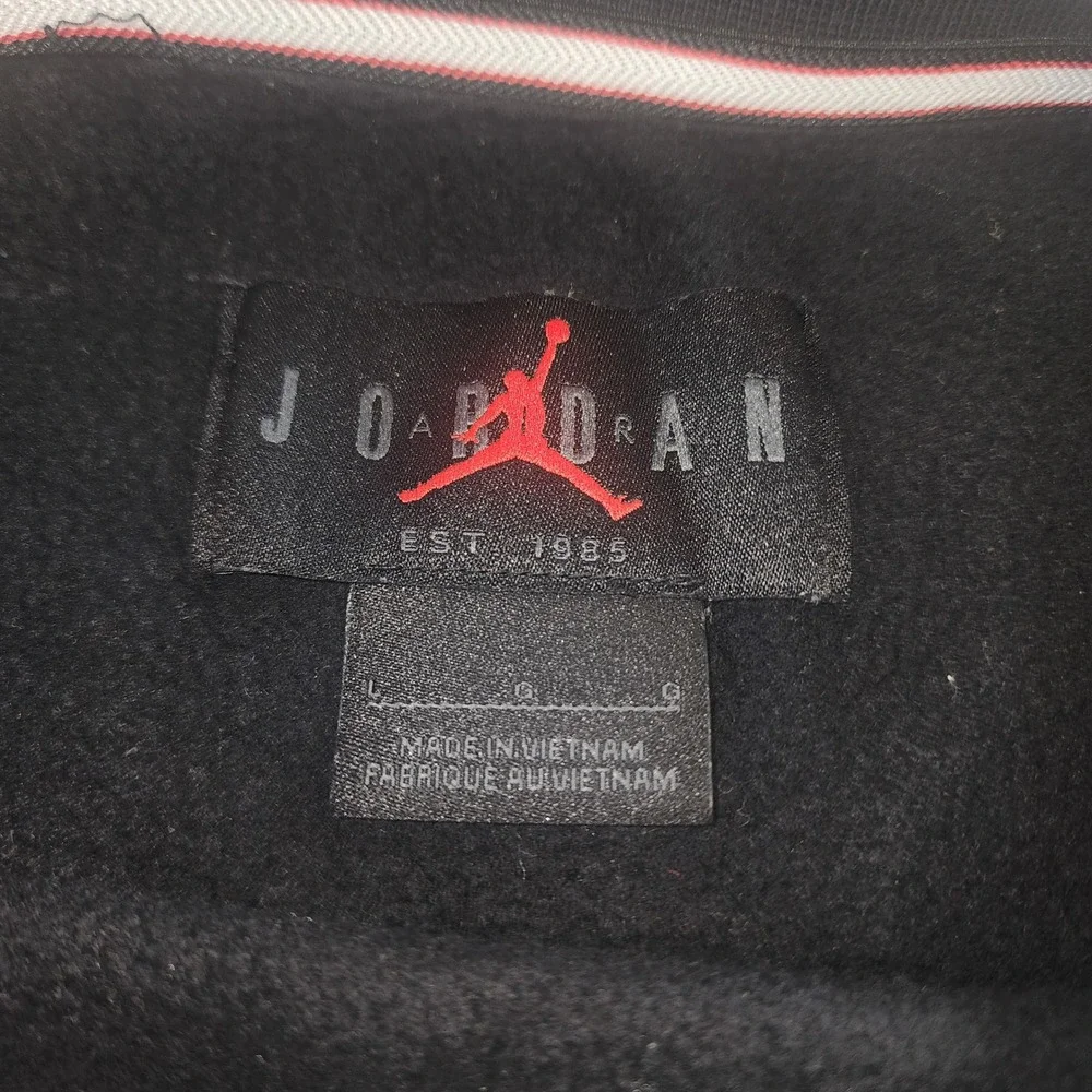 Jordan Mens Jumpman Fleece Crewneck Sweatshirt Black Large DA9818-010